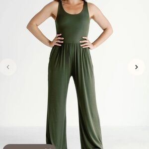 Imbodhi Hana Jumpsuit 2.0 Ribbed Moss